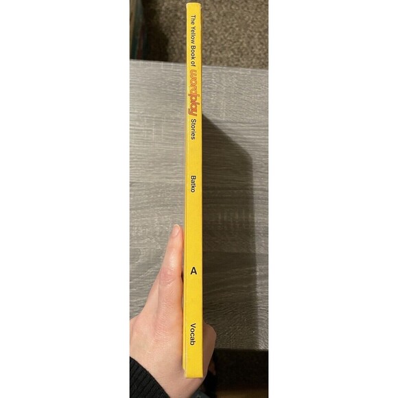 The Yellow Book of Wordplay Stories 1977 Susan Batko Hardback Vintage GOOD - Picture 2 of 9